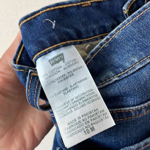 NWOT Levi’s 512 bootcut women’s 10M perfectly slimming silver detail jeans - Picture 6 of 12